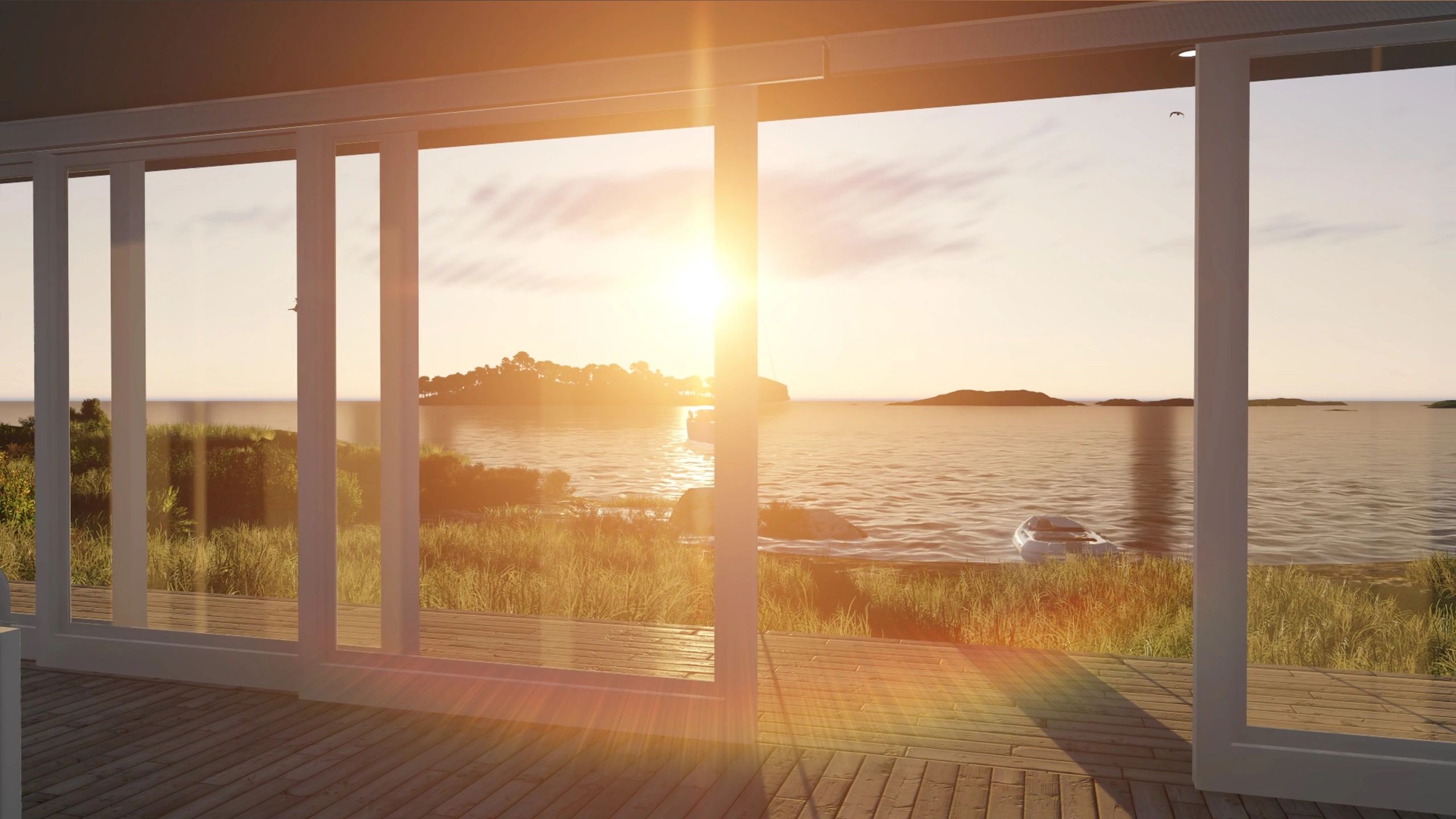 Custom designed marine door